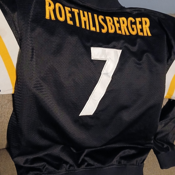 Pittsburgh Steelers Ben Roethlisberger, #7,  Lined Zipped Jacket.  XL - Picture 13 of 16